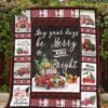 Pre-Sale Red Truck Christmas Blanket Quilt Home Decor  Quilt